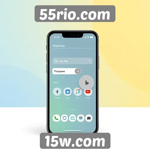 Interface do 55rio.com é otimizada para usuários móveis