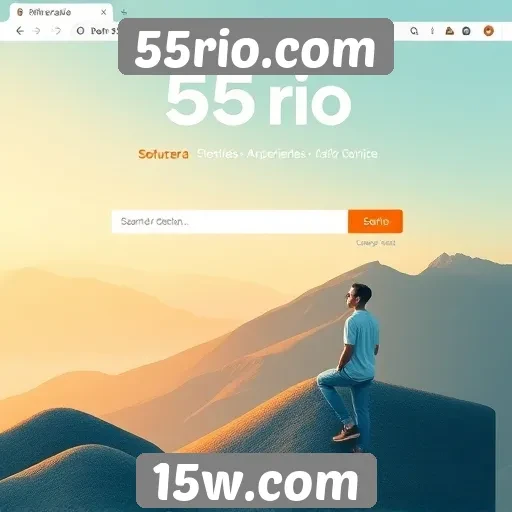 A experiência do usuário em 55rio.com e suas funcionalidades